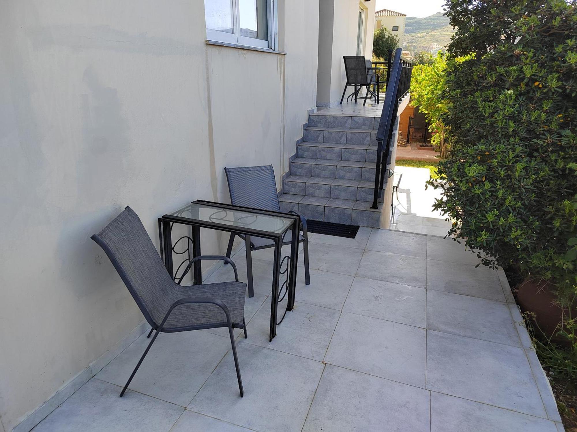 Manos Apartments Kolimvarion Bagian luar foto