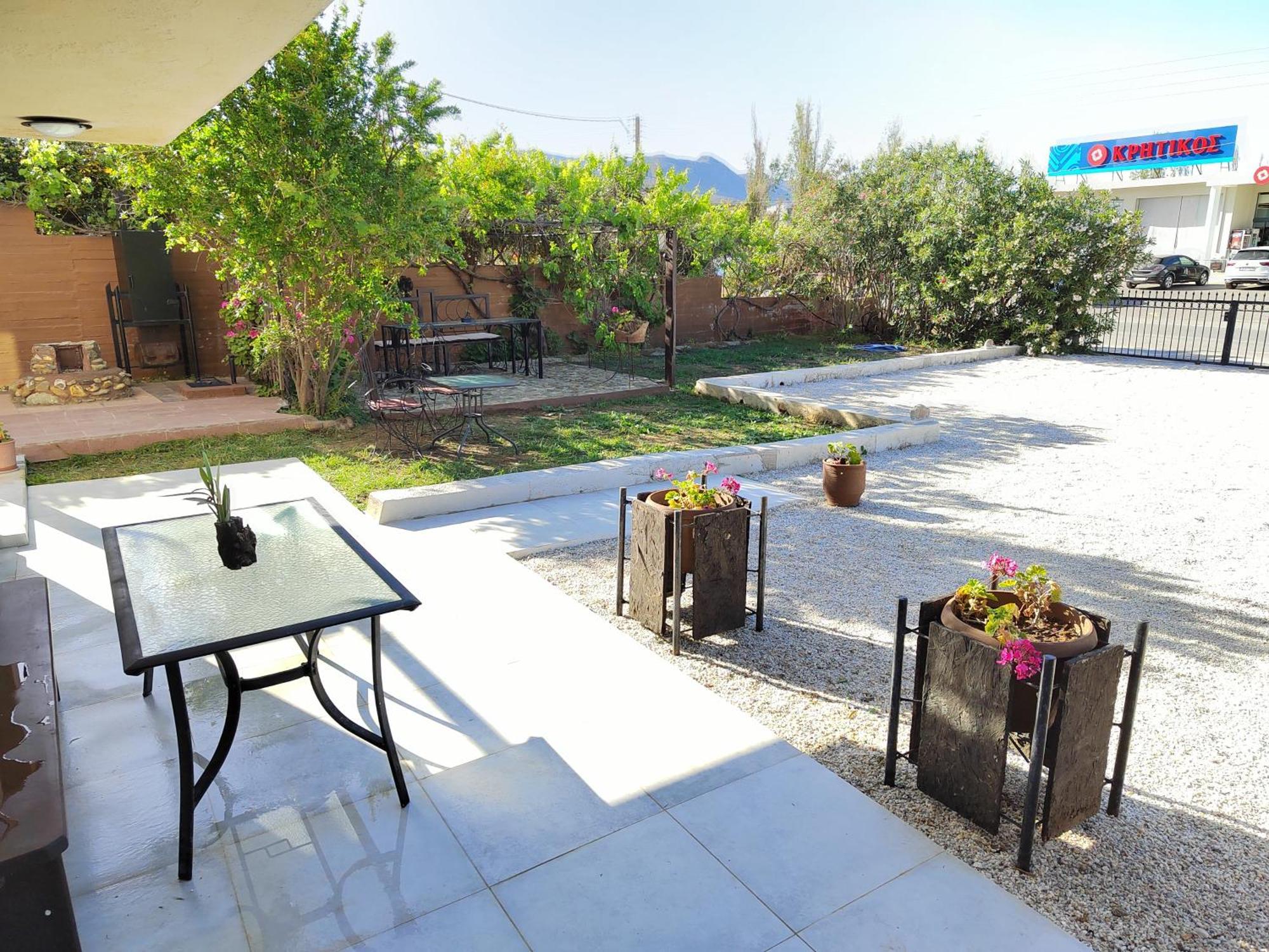 Manos Apartments Kolimvarion Bagian luar foto