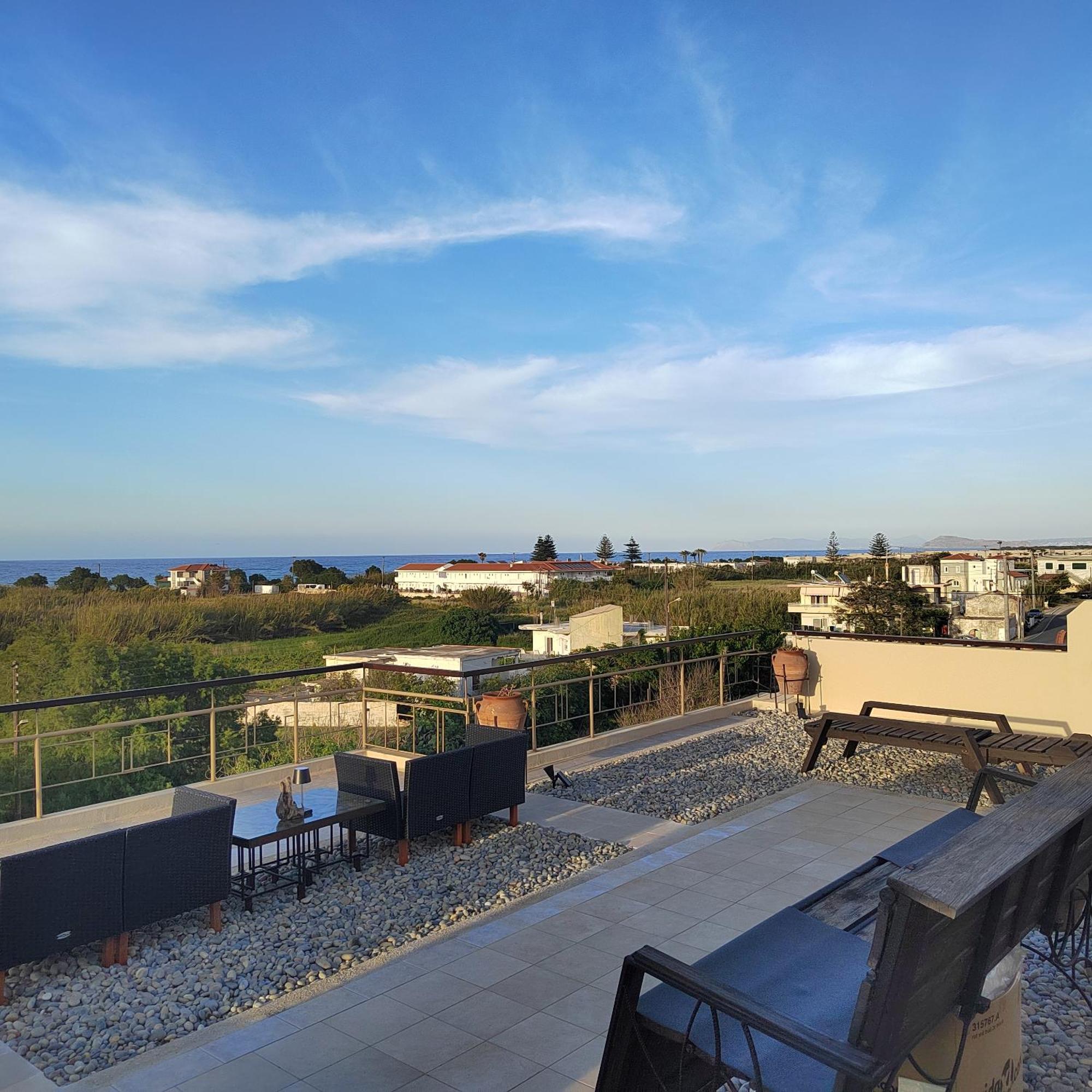 Manos Apartments Kolimvarion Bagian luar foto