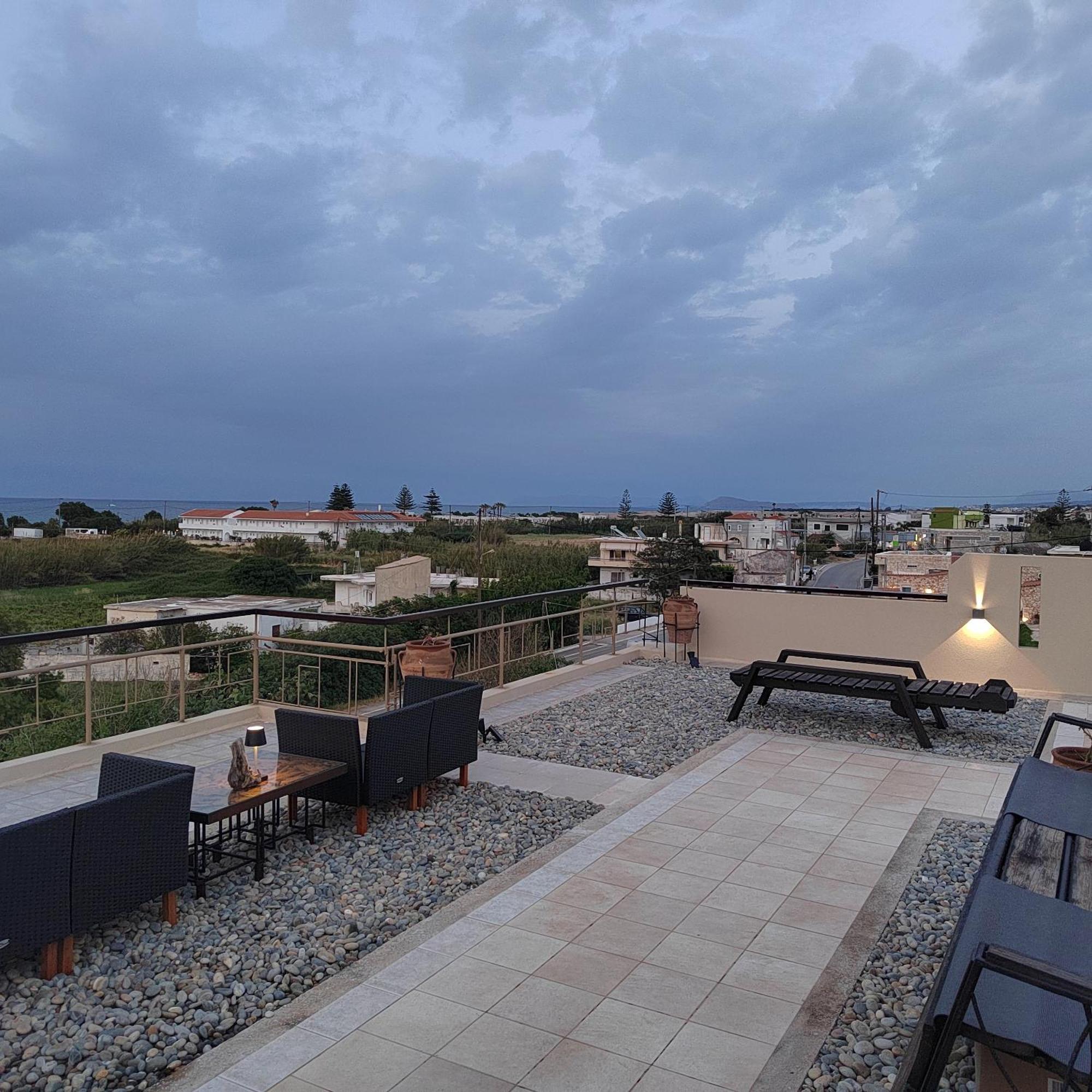 Manos Apartments Kolimvarion Bagian luar foto